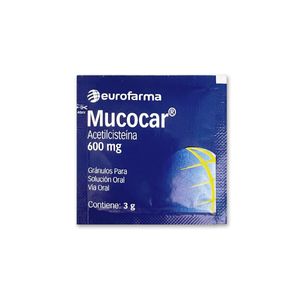 Mucocar 600 mg Gránulos para Solución Oral - Sobre 3 g