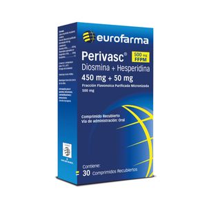 Perivasc 450 mg + 50 mg Comprimidos Recubiertos - Caja 30 und