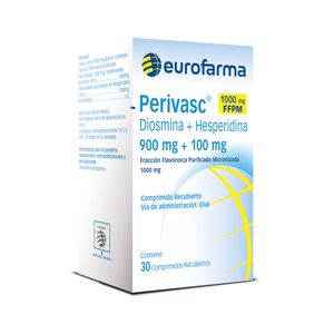 Perivasc 900 mg + 100 mg Comprimidos Recubiertos - Caja 30 und