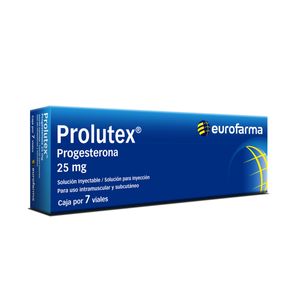 Prolutex 25 mg Solución Inyectable Viales - Caja 7 und