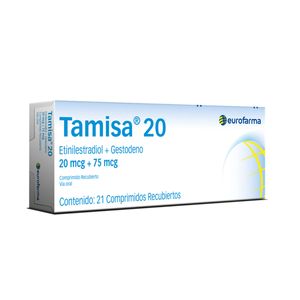 Tamisa 20 mcg + 75 mcg Comprimidos Recubiertos - Caja 21 und