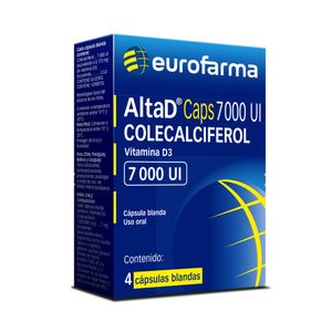 AltaD Caps 7000 UI Cápsulas Blandas - Caja 4 und