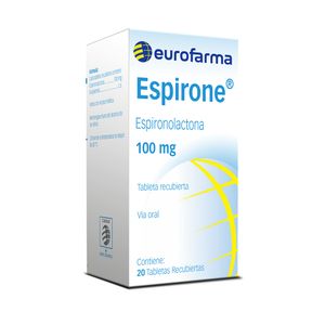 Espirone 100 mg Tabletas Recubiertas - Caja 20 und