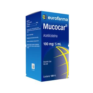 Mucocar 100 mg/5 ml Solución Oral - Frasco 120 ml