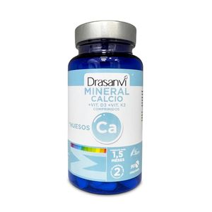 Drasanvi Mineral Calcio + Vit D3 + Vit K2 Comprimidos - Frasco 90 und