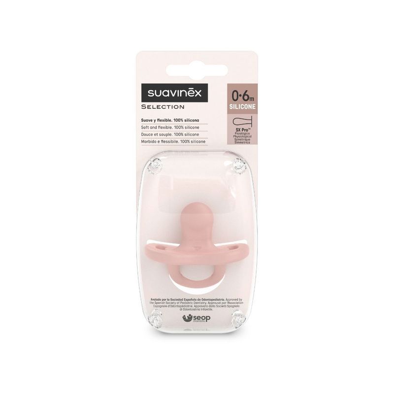 Suavinex-Chupon-Essence-0-a-6-Meses-Rosado---Blister-1-und