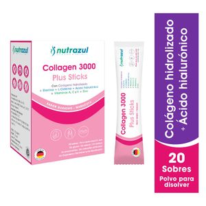 Nutrazul Collagen 3000 Plus Sticks - Caja 20 und