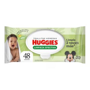 Huggies Limpieza Efectiva Toallitas Húmedas - Bolsa 48 und