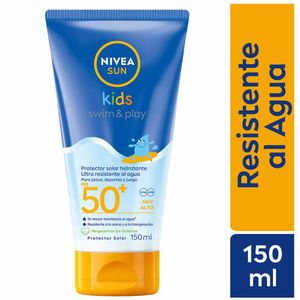 Nivea Sun Kids Swim & Play Protector Solar FPS50 - Frasco 150 ml