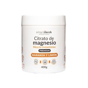 Smart Blends Citrato de Magnesio Premium Mezcla Instantánea Naranja y Limón - Frasco 400 g