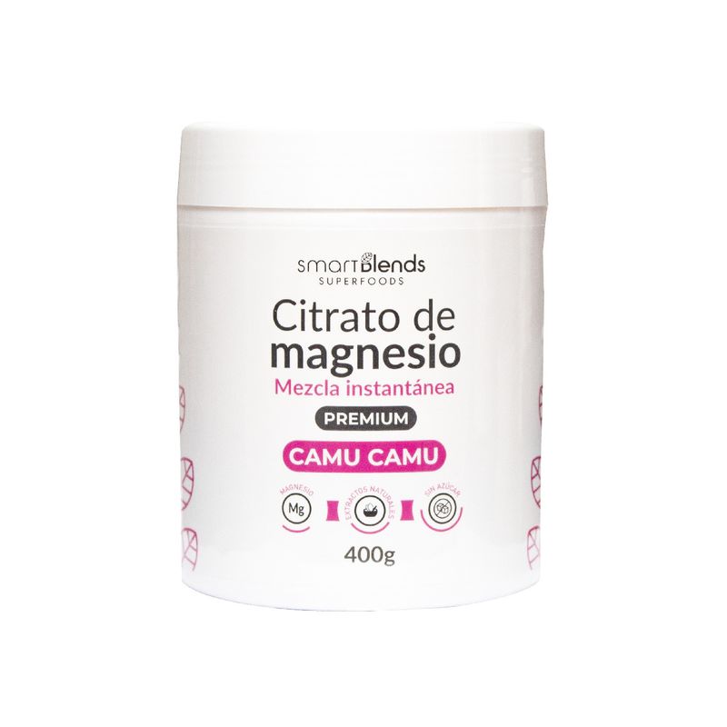Smart-Blends-Citrato-de-Magnesio-Premium-Mezcla-Instantanea-Camu-Camu---Frasco-400-g