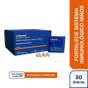 Orthomol Junior C Plus Tabletas Masticables - Caja 30 und