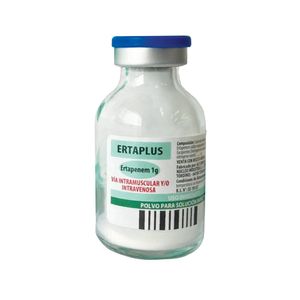 Ertaplus 1 g Polvo para Solución Inyectable - Vial 1 und