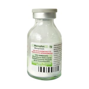 Meroplus 1 g Polvo para Solución Inyectable - Vial 1 und