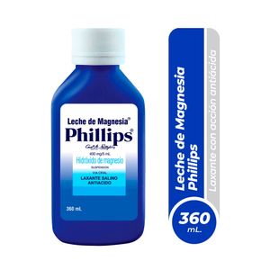 Phillips Leche de Magnesia  400 mg/5 ml Suspensión - Frasco 360 ml