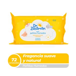 Dr. Zaidman Toallitas Húmedas - Bolsa 72 und