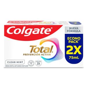 Colgate Total 12 Clean Mint Crema Dental - Pack 2 und (75 ml c/u)