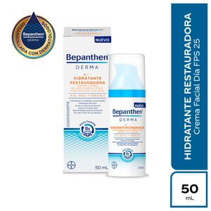 Bepanthen Derma Hidratante Restauradora Crema Facial Día - Frasco 50 ml