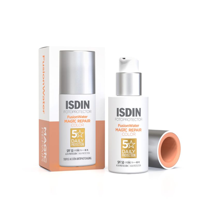 Isdin-Fotoprotector-Fusion-Water-Magic-Repair-Color-SPF50---Frasco-50-ml