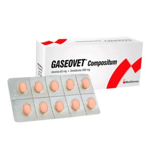 Gaseovet Compositum 60 mg + 300 mg Cápsulas Blandas - Blíster 10 und