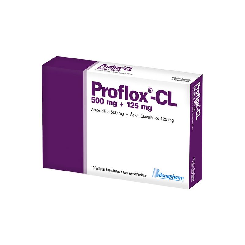 Proflox-CL-500-mg---125-mg-Tabletas-Recubiertas---Caja-10-und