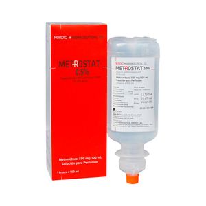 Metrostat 500 mg /100 ml Solución Inyectable - Frasco 100 ml