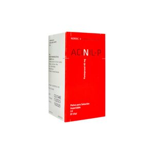 Acinil P 40 mg Polvo para Solución Inyectable - Vial 1 und