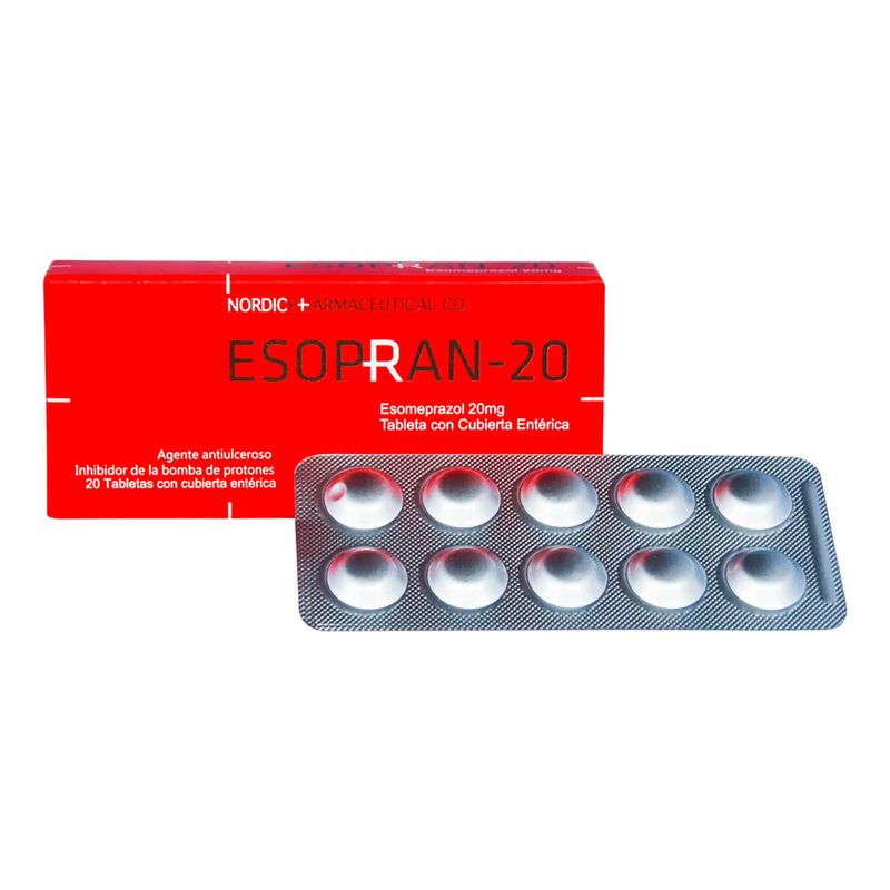 Esopran-20-mg--Tabletas-con-Cubiertas-Entericas---Caja-20-unid
