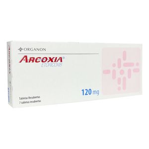 Arcoxia 120 mg Tabletas Recubiertas - Caja 7 und