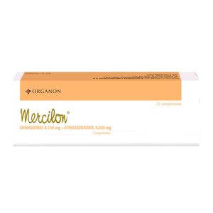 Mercilon 0.015 mg + 0.020 mg Comprimidos - Caja 21 und