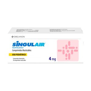 Singulair Pediátrico 4 mg Comprimidos Masticables - Caja 30 und