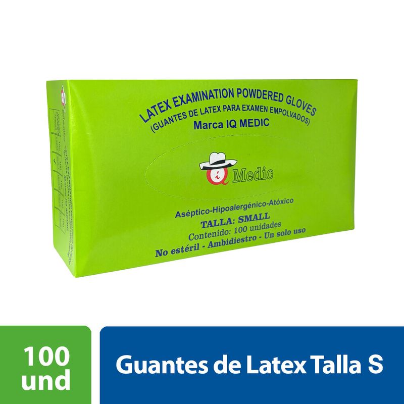 IQ-Medic-Guantes-de-Latex-Pre-Empolvados-Talla-S---Caja-100-und