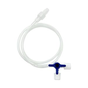 IQ Medic Llave Triple Vía con Extensión de 30 cm - Bolsa 1 und