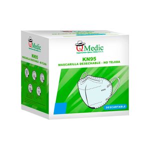 IQ Medic Mascarilla KN95 Color Blanco - Caja 20 und