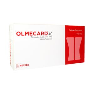 Olmecard 40 mg Tabletas Recubiertas - Caja 30 und