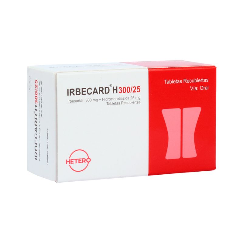 Irbecard-H-300-mg---25-mg-Tabletas-Recubiertas---Caja-30-und