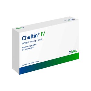 Cheltin IV 100 mg/5 ml Solución Inyectable - Ampolla 5 ml