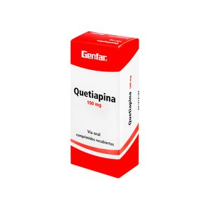 Quetiapina 100 mg GF Comprimidos Recubiertos - Caja 30 und