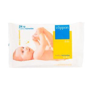 Coppon Bebé Toallitas Húmedas - Bolsa 24 und