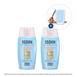 Pack x 2 Isdin Fotoprotector Fusion Water Magic SPF50 50 ml c/u