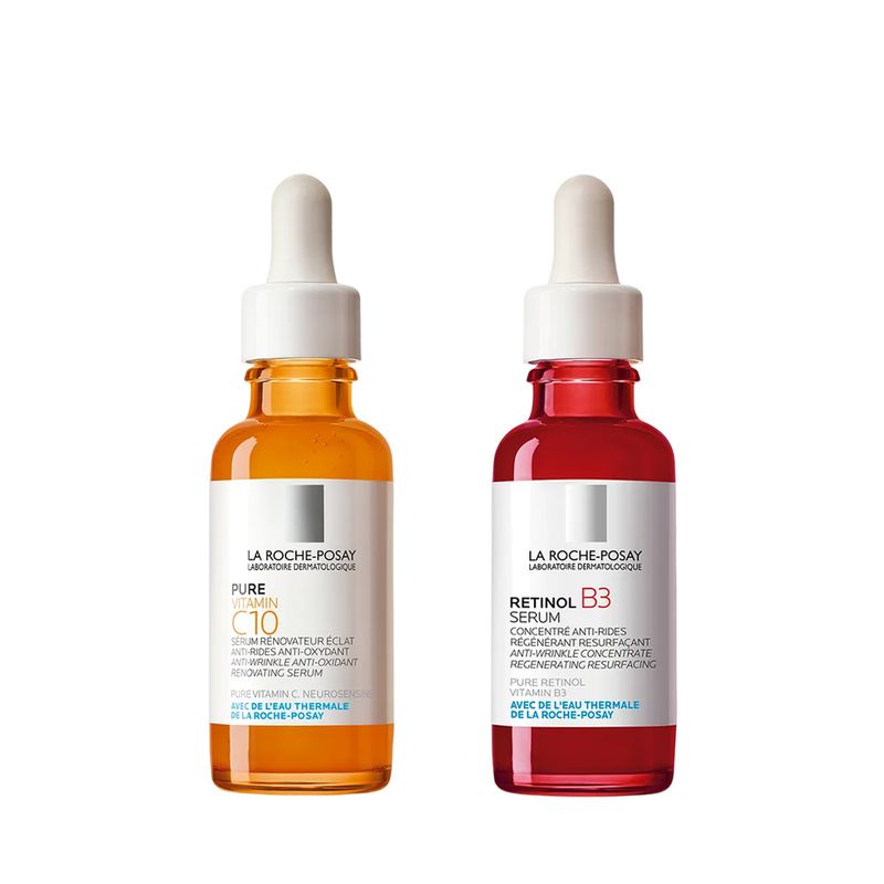 Pack-La-Roche-Posay-Serums-Vitamin-C10-30-ml---Retinol-B3-30-ml