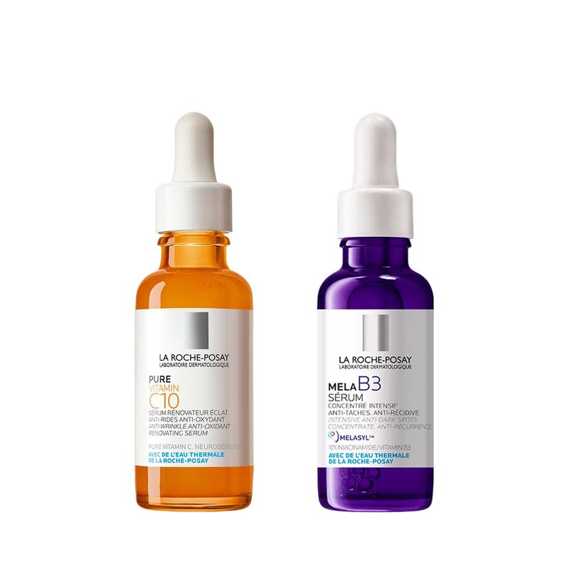 Pack-La-Roche-Posay-Serums-Vitamin-C10-30-ml---Mela-B3-30-ml
