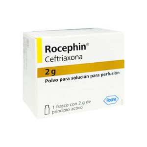 Rocephin 2 g Polvo para Solución para Perfusión - Vial 1 und