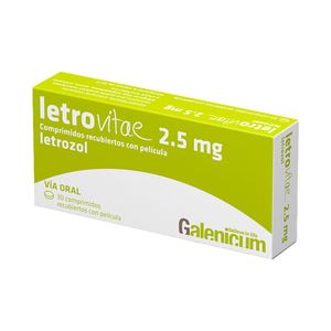 Letrovitae 2.5 mg Comprimidos Recubiertos - Caja 30 und