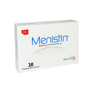 Menistin 24 mg Tabletas Recubiertas - Caja 30 und