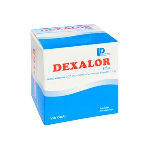 Dexalor Plus 0.25 mg + 2 mg Tabletas Recubiertas - Blíster 6 und