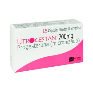 Utrogestan 200 mg Cápsulas Blandas - Caja 15 und