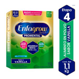 Enfagrow 4 Premium Promental Preescolar Sabor Vainilla - Caja 1.1 kg