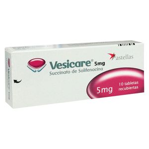 Vesicare 5 mg Tabletas Recubiertas - Caja 10 und