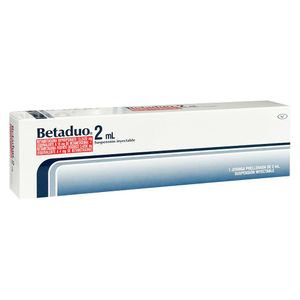Betaduo 2 ml Suspensión Inyectable - Jeringa 2 ml